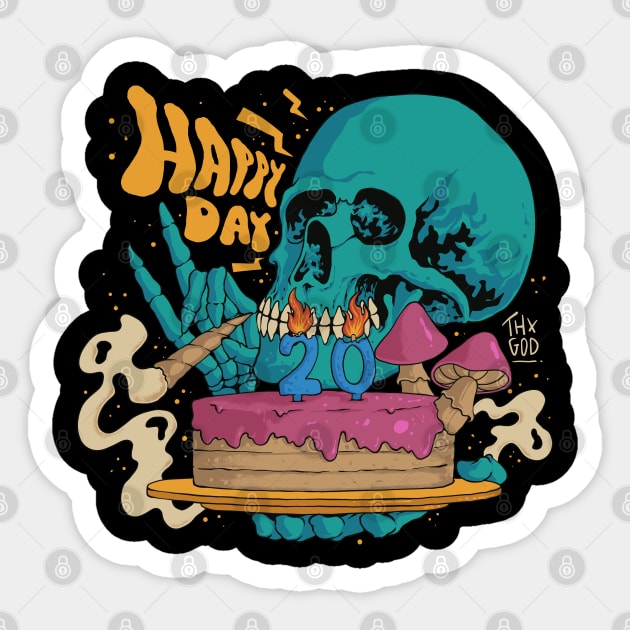 Happy Birthday Sticker by BERKAH SERAWUNG